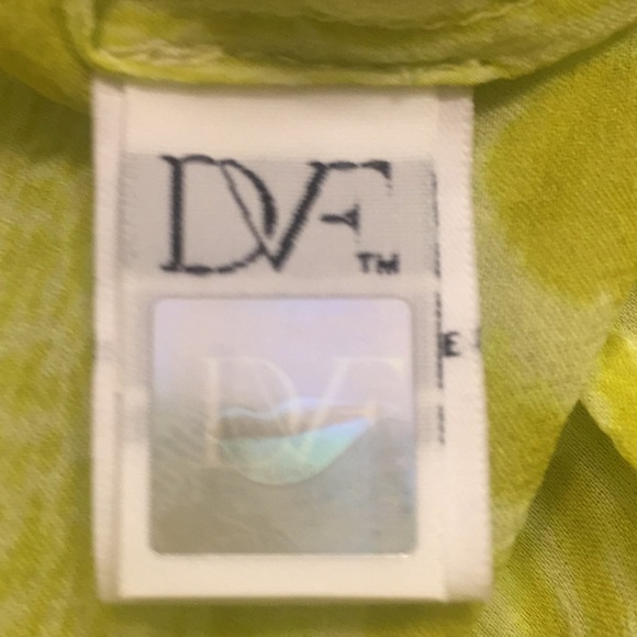 Diane Von Furstenberg Sheer Button Down Top - Picture 5 of 6